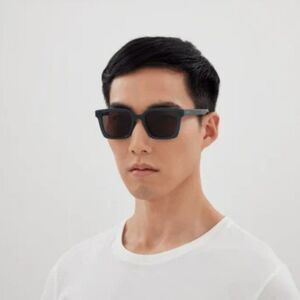 NEW Gucci GG1582SK 003 Opal Blue Grey Brown Unisex Square Sunglasses GG 1582SK